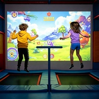 Trampoline interactif haute luminosité avec capteur de mouvement pour le divertissement des enfants