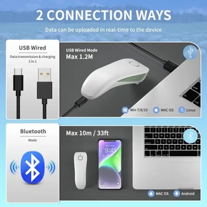 NETUM C200 pembaca RFID gigi biru NFC 134.2kHz 125kHz mendukung FDX-B(ISO11784/85) EMID pemindai RFID untuk hewan - Product Image 2