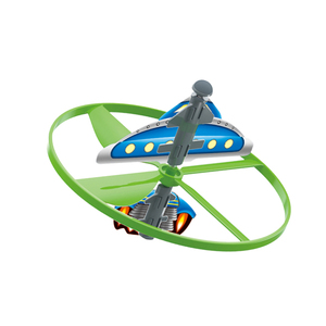 Jouet UFO Vortex Spin à lancer à la main, disque volant en plastique, pour enfants de 5 à 7 ans, unisexe, lanceur ergonomique à pompe, pales d'hélice stabilisatrices, sans - Product Image 3