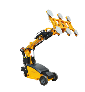 Robot de levage hydraulique jaune à ventouses avec bras inclinable et six ventouses pour levage de charges lourdes - Product Image 1