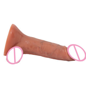 XISE <span class=keywords><strong>20cm</strong></span> Doppelschichtiger Silikon-<span class=keywords><strong>Dildo</strong></span> Realistischer Gummi-Penis Spielzeug Großer Schwanz Sexspielzeug für Frauen Mit Saugnapf - Product Image 3