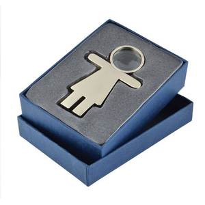 Loupe et ouvre-lettre en métal avec lentille circulaire pour utilisation sur bureau - Product Image 3