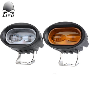 Haz de punto <span class=keywords><strong>blanco</strong></span>, Faro de camión de 4 pulgadas, 20W, luz de conducción antiniebla Led de alto brillo para coche, Tractor todoterreno, remolque, Lámpara de trabajo de parachoques - Product Image 4