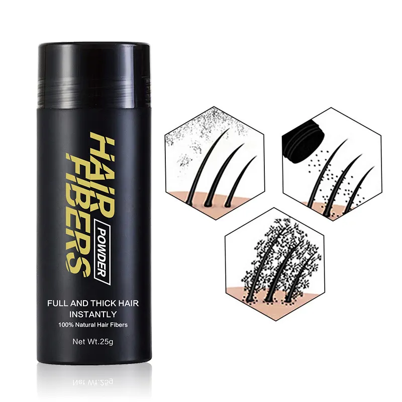 Haaruitval Behandeling Snelle Dunner Haar Fiber Poeder Spray Voor Kalende Haar 25G