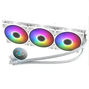 High end large heat dissipation 360mm RGB ARGB CPU water pump cooling radiator fans universal for All Intel AMD processor cooler