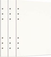 Recharge de papier à dessin A5 vierge 100 g/m² 6 trous 100 feuilles pour journal artistique, dessin, marqueur, stylo-plume
