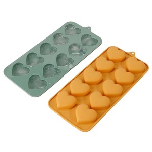 Stampo per Biscotti di <span class=keywords><strong>San</strong></span> Valentino con 10 Cavità, Vassoi a Cubo, Griglia da 10ml, Stampo per Cioccolatini a Forma di Cuore - Product Image 3
