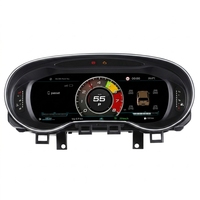 Yuefu Asy-Install Jauge numérique en plastique noir de 12,3 pouces pour VW Golf MK6 10-12