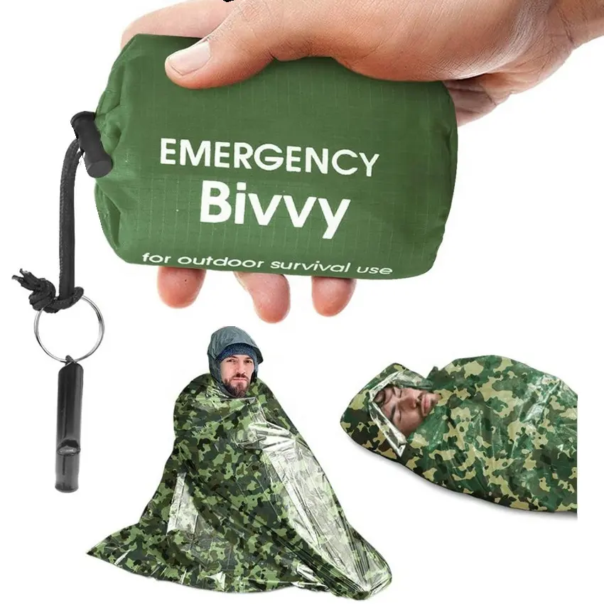 Outdoor Camping Waterproof Ultralight Life Mylar Thermal Compact Portable LightWeight Emergency Sleeping bag