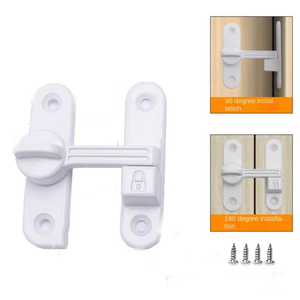 Cerradura Unidireccional de Alta Calidad de Aleación de Zinc para Puertas Corredizas, Pestillos de 90 Grados para Puertas de Madera - Product Image 5