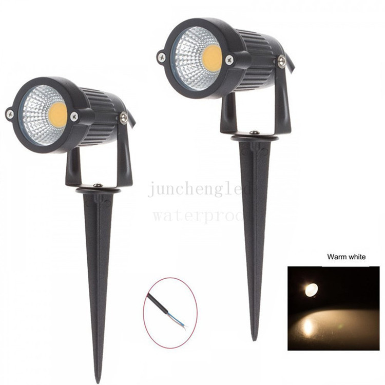 Spike Led Garden Lamp Lawn 12V 24V 3w IP65 Outdoor Waterproof Landscape Garden Led Cob Spike Spot Light
