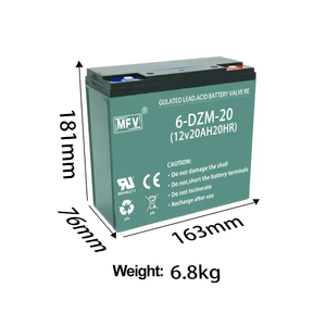 高速サイクル12V20Ah 6-DZM-20充電式充電式AGM GEL鉛電池オートバイ用 - Product Image 4