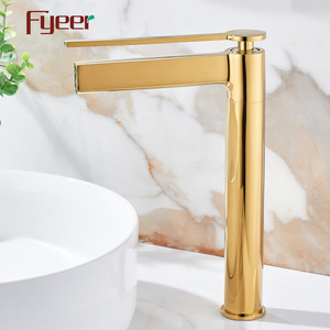 Lavabo de luxe Fyeer en laiton massif doré FYH8003 - Product Image 6