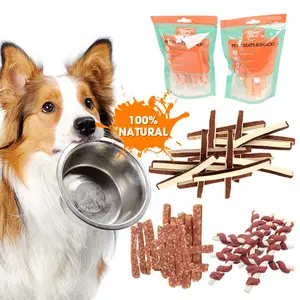 Sampel makanan sehat anjing gratis sampel alami bebek kering hewan peliharaan sampel gratis daging bebek untuk anjing