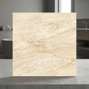 Dyna Griss 600x600mm Glossy Polished Porcelanato Tiles Grey Marble Effect Floor <b>Wall</b> Design 60x60cm - Product Image 4
