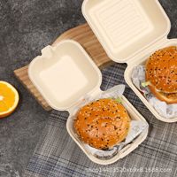 Boîte à lunch jetable de pulpe de canne à sucre de Offre Spéciale 1 compartiment récipient de nourriture de bagasse pour la partie de restaurant