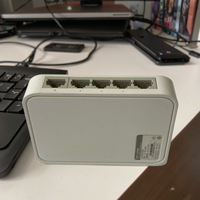 Gran oferta, usado conmutador de red de 10/100Mbps con 2 puertos y 5 puertos de 1/2 Mbps con SNMP QoS para aplicaciones de barra de Internet y cámara IP