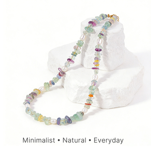 Nouveau Collier Perles de Cristal et Pierres Naturelles 2026 – Bijoux Tendance en Cristal de Guérison pour Femmes et Filles – Cadeau Idéal - Product Image 2