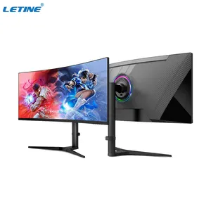 Curved Surface Monitor 1MS Frameless 34 49 Inch Gaming Monitor Full HD 3440*1440 180hz curved gaming monitor