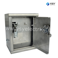 Kotak Sambungan Listrik Baja Tahan Karat OEM Panel Potongan Khusus Isolator Logam Kabinet Penutup Peralatan