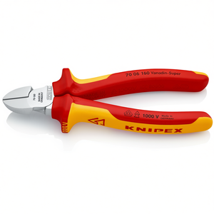 Cortador Lateral Knipex 160mm Vanadin Super 1000V Aislado Hecho en Alemania - Product Image 1