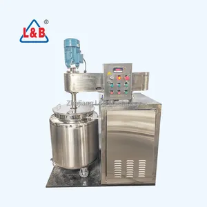 Mezclador de crema de loción cosmética de 500 litros homogeneizador