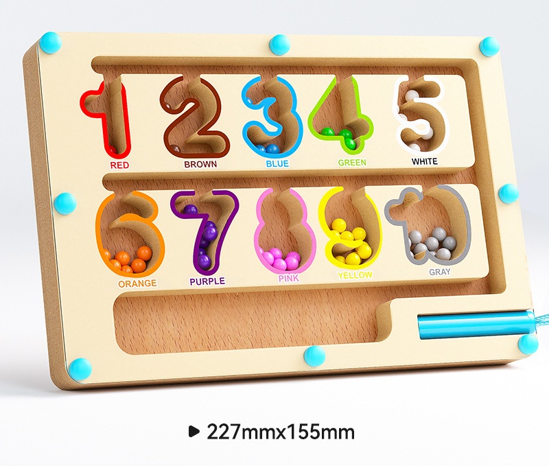 Numerical Shape Maze