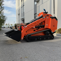 Pengiriman Gratis Mini Skid Steer Loader EPA Euro 5 CE Hydraulic Compact Track Loader untuk Pertanian dan Konstruksi