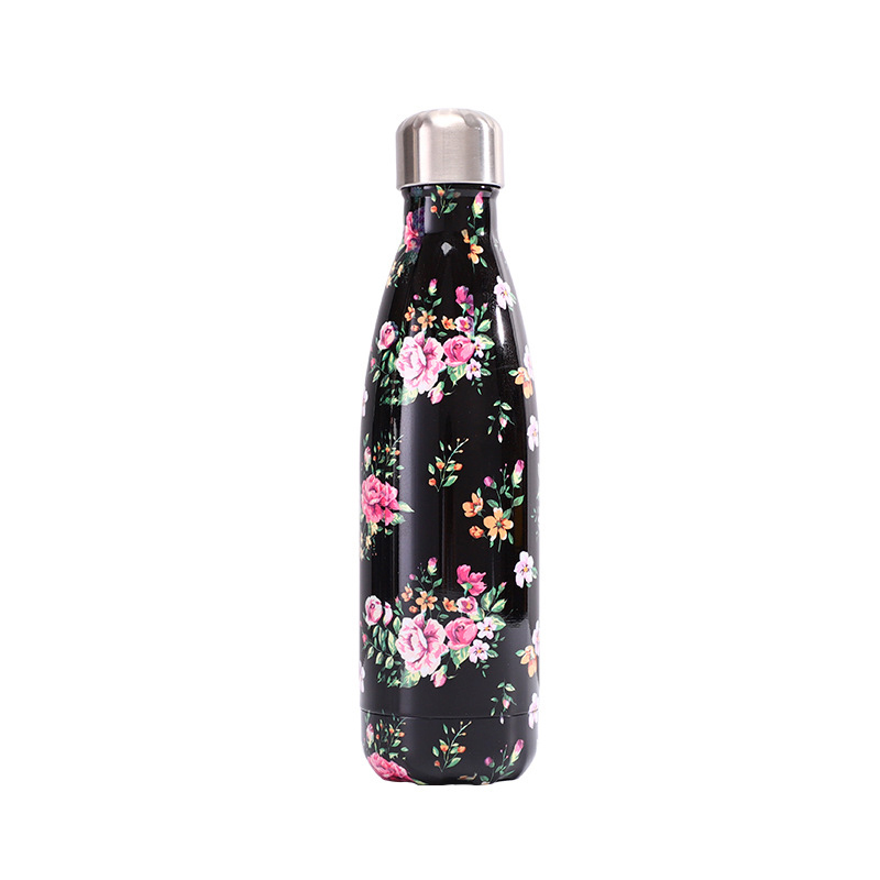Impression par transfert de fleurs noires 1