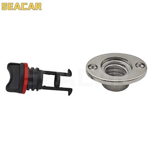 Seacar Scupper <b>Plug</b> Stainless Steel 316 Marine Boat Drain <b>Plug</b> With <b>Rubber</b> Seal For Repair And Replacement - Product Image 4