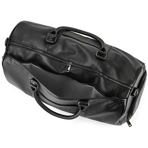 Sac de sport de voyage unisexe de luxe personnalisé en cuir véritable de qualité supérieure avec fermeture à bandoulière vintage d'une capacité de 30-40L pour hommes et femmes - Product Image 3
