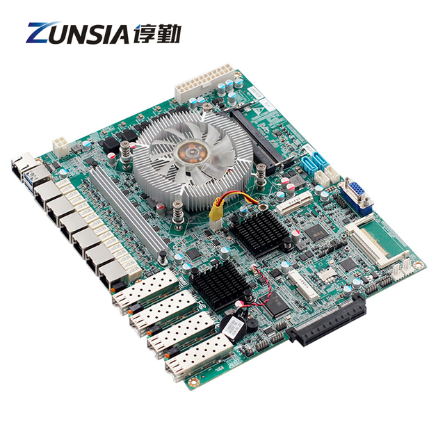Pfsense Network Appliance Firewall 1U Server Rack Mount LGA 1151 Motherboard DDR4 4*SFP H110 C236 6Nic Industrial Motherboard