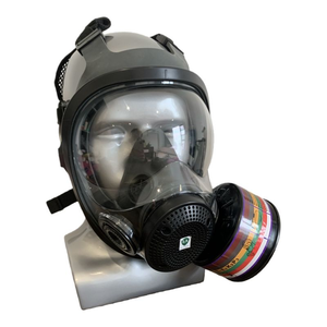 Full <b>Face</b> Hot Sale Disposable Full <b>Face</b> Gas Mask with Double Filters Silicone 3-Layer Exhalation Valve & Replaceable Filter 6800 - Product Image 4