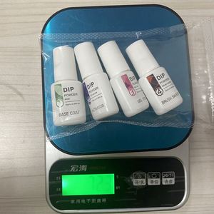 Ensemble de 4 liquides pour poudre à tremper 10 ml, système de base et de finition/activateur/protecteur de pinceau, étape 1-4, manucure en poudre à tremper, gel - Product Image 6