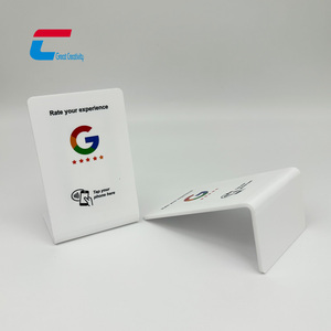 แท่นวางอะคริลิคพิมพ์ลายตามสั่ง พร้อมชิป NFC RFID NTAG213 สำหรับร้านอาหาร โรงแรม และใช้เป็นนามบัตร - Product Image 6
