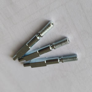 Parti di lavorazione CNC in acciaio al carbonio alluminio in acciaio inossidabile spazzolatura denti alberi filettati alberi piani fresatura alberi - Product Image 5