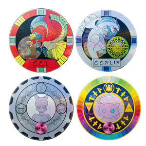 Độc Đáo Sáng Tạo Pokemon Đồ Chơi Đặt <span class=keywords><strong>3D</strong></span> Thẻ Dạng Thấu Kính Trung Tâm Pin Sưu Tập Trang Trí Anime Acrylic Cup Coaster Mù Hộp - Product Image 4