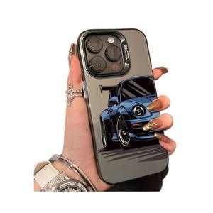 Coque de téléphone portable de luxe avec impression UV, motif voiture de course anime, pour <span class=keywords><strong>iPhone</strong></span> 17 Pro Max - Product Image 5