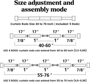 Varillas <span class=keywords><strong>de</strong></span> cortina <span class=keywords><strong>de</strong></span> empalme ajustables-Material <span class=keywords><strong>de</strong></span> metal y precio barato-OEM/ODM Barra <span class=keywords><strong>de</strong></span> cortina <span class=keywords><strong>de</strong></span> conexión <span class=keywords><strong>de</strong></span> varias piezas personalizada - Product Image 4