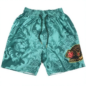 <b>Men</b> Basketball <b>Shorts</b> Breathable Quick Dry <b>Woven</b> Sports <b>Shorts</b> Elastic Waist Drawstring Athletic Training <b>Shorts</b> - Product Image 3