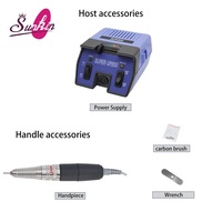 Máquina Profesional de Manicura Sunkin de 25000 rpm, Taladro de Uñas Eléctrico sin Escobillas, Pulidora Portátil para Uñas de Gel, para Salón de Belleza