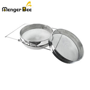 Colador de filtro de miel de acero inoxidable de doble tamiz, equipo de cría de animales de nueva condición para apicultura, almacén americano - Product Image 2