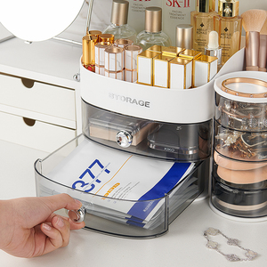Boîte <span class=keywords><strong>de</strong></span> <span class=keywords><strong>rangement</strong></span> <span class=keywords><strong>de</strong></span> maquillage en plastique COIZY pour bureau, organiseur <span class=keywords><strong>de</strong></span> tiroirs, boîte <span class=keywords><strong>de</strong></span> <span class=keywords><strong>rangement</strong></span> cosmétique pour chambre à coucher - Product Image 4
