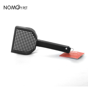 ที่ตัก<span class=keywords><strong>ทราย</strong></span>สัตว์เลี้ยงพลาสติกสีดำใหม่กล่องสัตว์เลื้อยคลานทำความสะอาดพลั่วมุม - Product Image 4