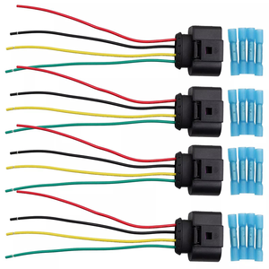 Cables personalizados 1J0973724 2011340 conector de bobina de encendido arnés de cableado para Audi A3 A4 <span class=keywords><strong>A5</strong></span> A6 VW PASSAT GOLF MONTAJE DE <span class=keywords><strong>Cable</strong></span> - Product Image 4