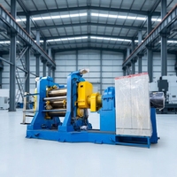 Mesin Penggiling Karet Otomatis Dua Rol Zhitongda Industrial Machinery dengan Pendingin Air, Daya 90kW, Akurasi Tinggi, Hemat Energi