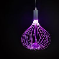 Lustre en fibre optique personnalisable pour la décoration de mariage