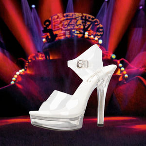 Nouvelles sandales d'été 2026 pour femmes, à talon transparent, bout ouvert, chaussures souples, modèle OEM tendance pour fêtes et événements en extérieur - Product Image 2