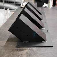 Support de hamac réglable en acier robuste, noir, enduit de poudre, imperméable, avec supports de pergola pour poteaux en bois