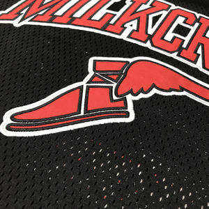 Camiseta de baloncesto personalizada Sublimación Diseño negro Bordado Uniforme de baloncesto juvenil - Product Image 6